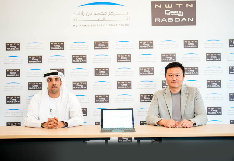 MBRSC DG Salem Humaid AlMarri and NWTN President of Automotive Paul Lin