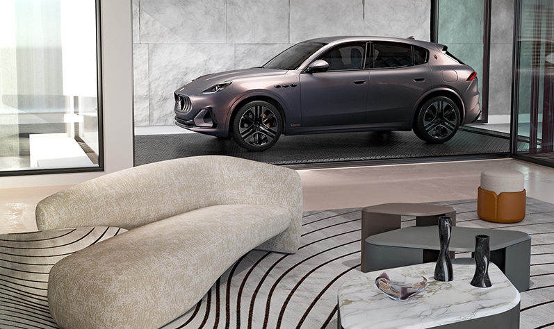 Hero.Maserati Grecale Giorgetti Edition with the Giorgetti Maserati Edition interior design collection_2