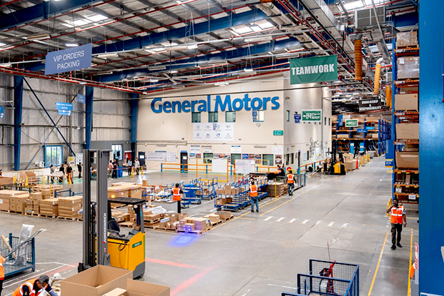 General Motors’ Middle East Parts Distribution Center interior